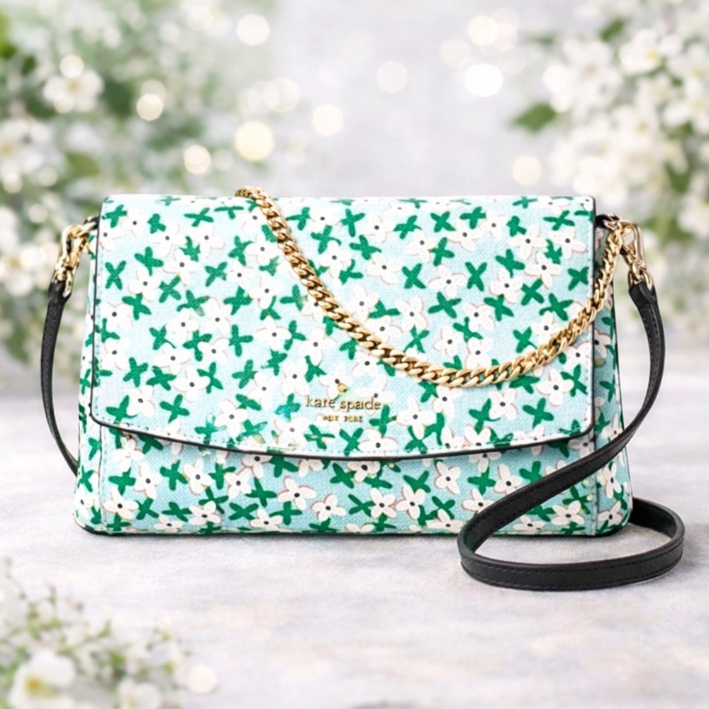 Kate Spade Laurel Way Crossbody | Floral Design  | Like New |  MSRP $299